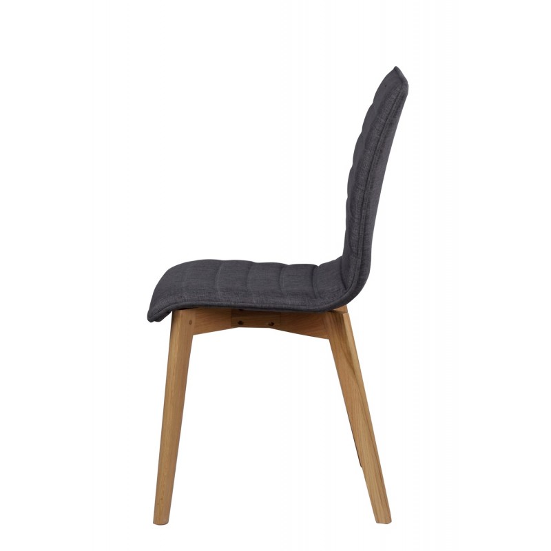 RO Gracy Chair Dark Grey/Oak